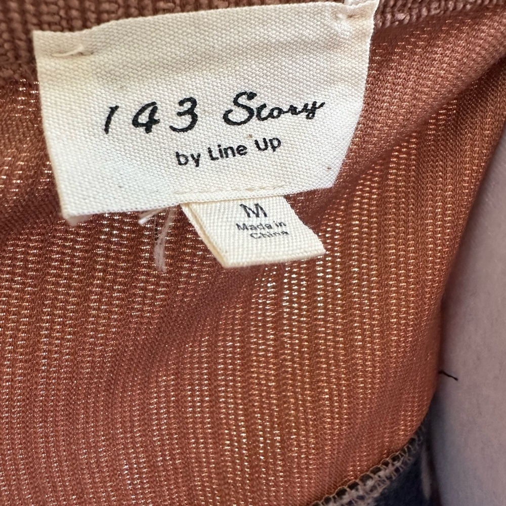 1.4.3. Story by Line Up Women's Patterned Jacket - Brown, Blue, Red - Picture 8 of 8